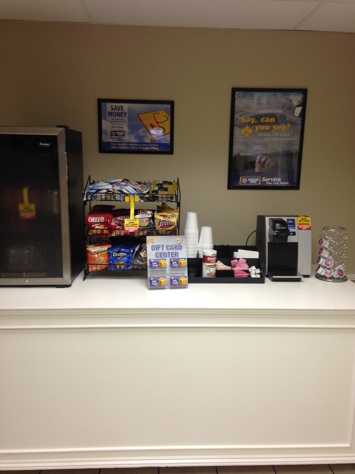The inside of our auto repair shop - Snider Auto Care